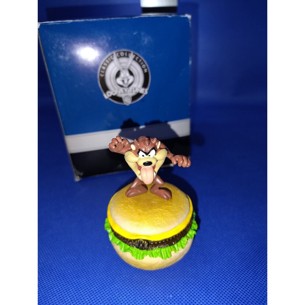 Looney Tunes Trinket Box Taz Hamburger , hinged box,(HM024)